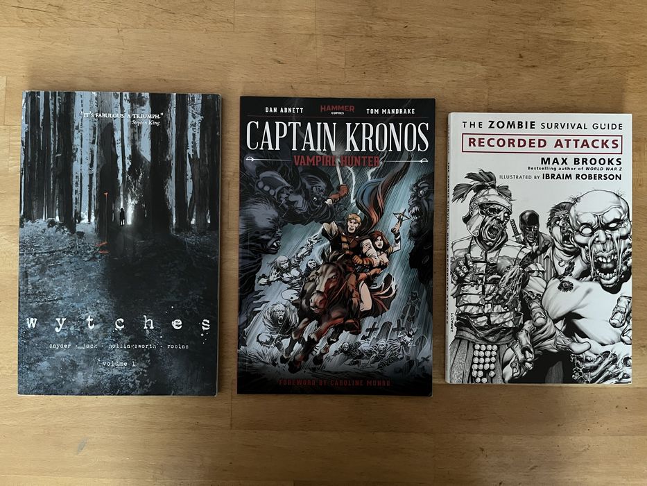 Captain Kronos Vampire Hunter + Zombie Survival Guide + Wytches