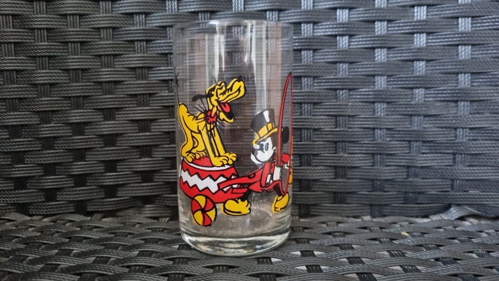 Kolekcjonerska stara szklanka Disney myszka miki