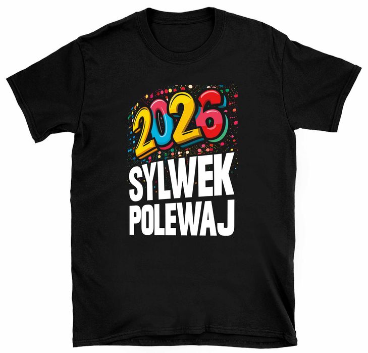 koszulka SYLWESTER, prezent na imieniny SYLWESTERA, strój na sylwestra