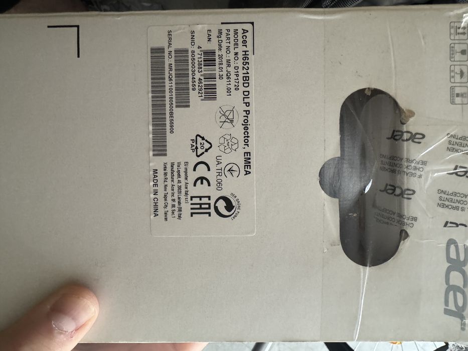 Acer H6521BD Full HD Projector