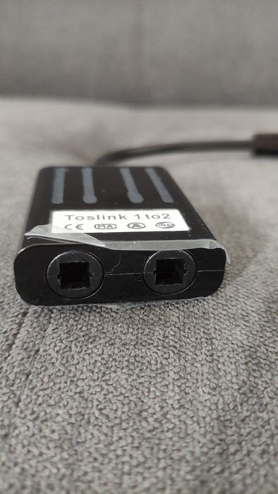 SPDIF/ fibra ótica splitter