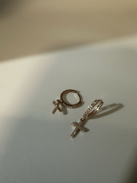 Сережки, 1.69г- Червоне золото 585 проби