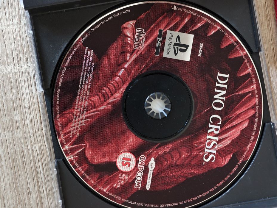 Dino Crisis PS1 PAL, oryginał, pudełko