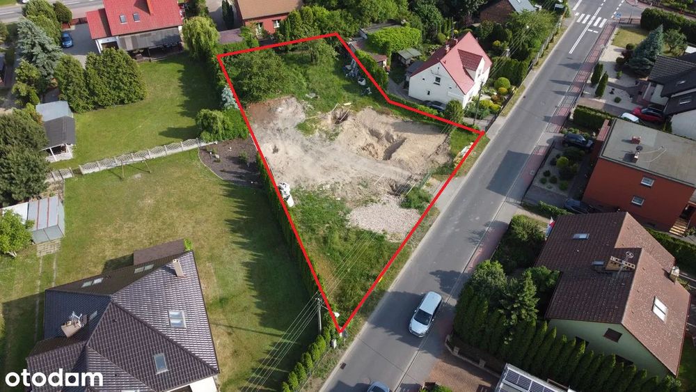 działka BUDOWLANA Komorniki, Fabianowska 1059 m2 MPZP pod miastem