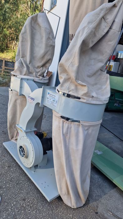 Aspiracao de 2 sacos estado nova maquinas de carpintaria