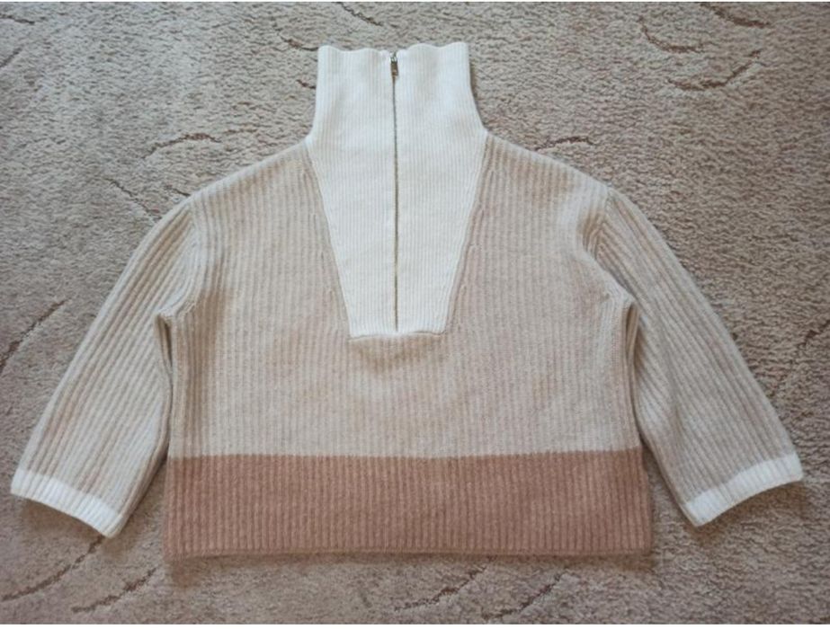 Рейсс
джемпер jackie з в'язаним ребристим візерунком і напівзастібкою