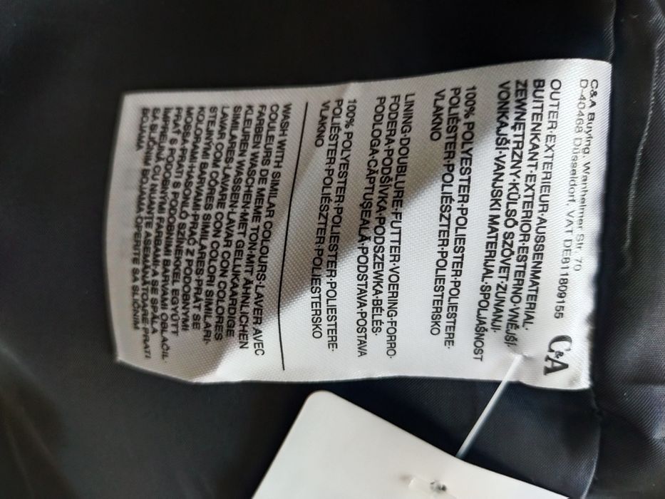 Nowy płaszcz damski 34 brązowy karmelowy