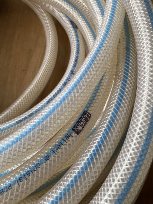 Mangueira de ar comprimido Heliflex Cristal Premium.