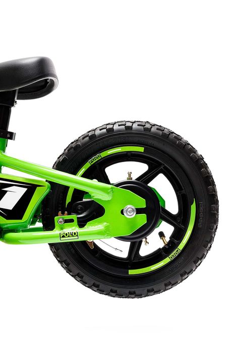 Rowerek biegowy elektryczny dla dzieci Polovolt Rs 12 Zielony 12"