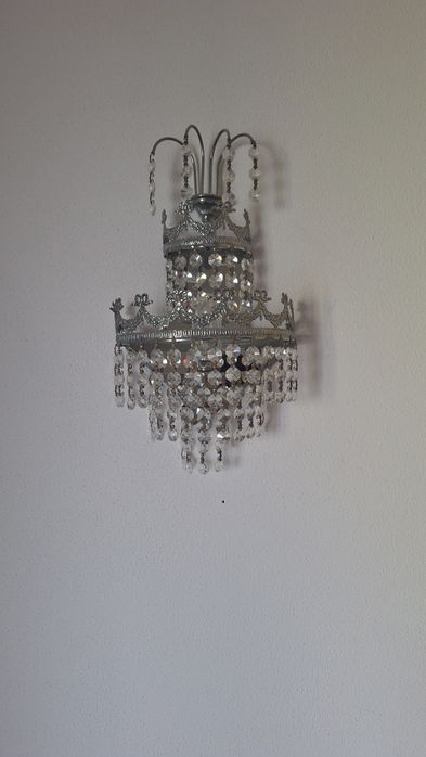 Conjunto de Lustre Suspenso e dois Plafond