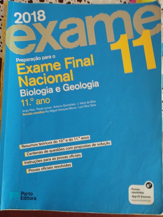 Livro exames  11° geologia e biologia