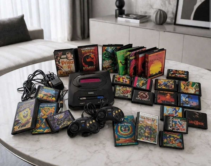 Ігрова приставка sega mega drive 2 приставка игровая картриджи sega ігрова приставка до телевізора є ГАРАНТІЯ!