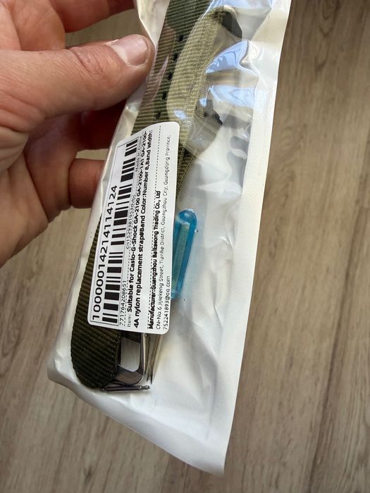Новий Ремінець до годинника Casio G Shock GA хакі зелений