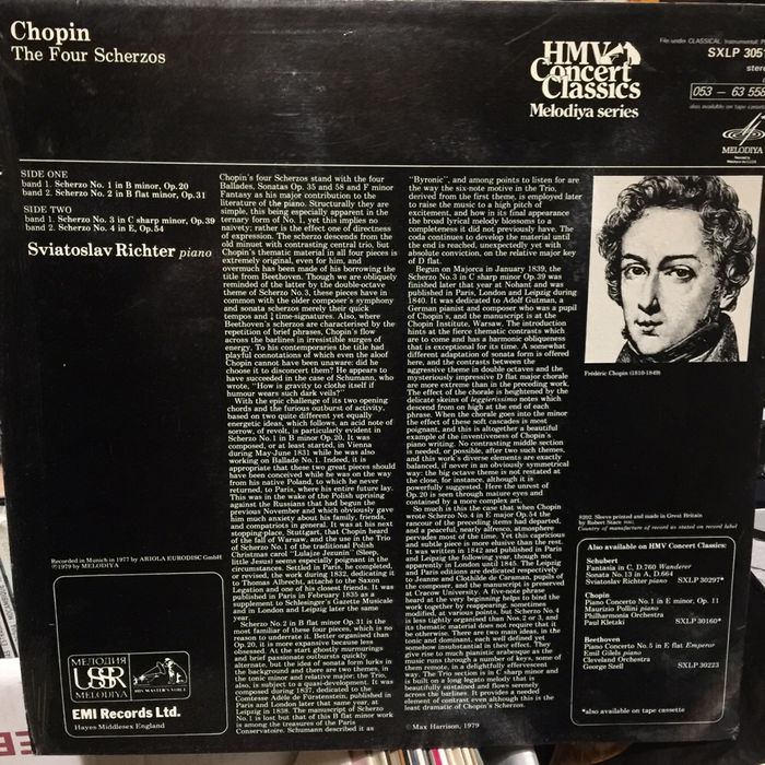 3 Discos vinil: Chopin