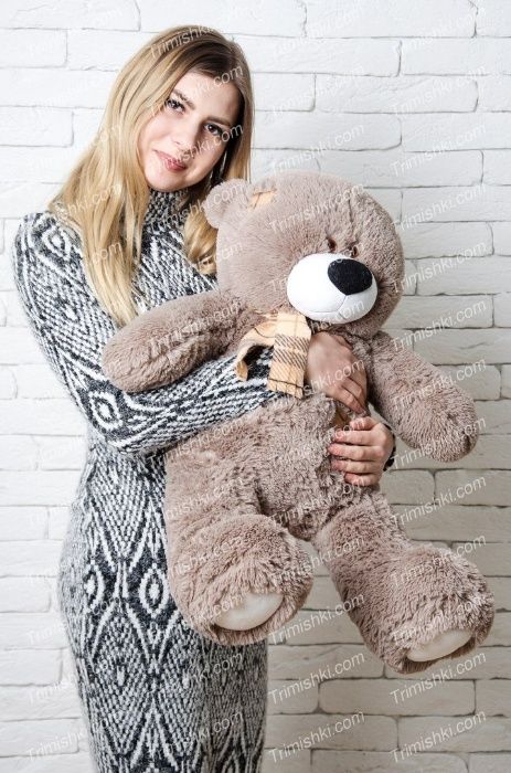 Плюшевий ведмедик Тедді!!Великий ведмідь кращої якості! 80 см