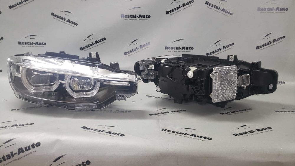 Фари Ф30 Full Led (з блоками) Black на BMW 3 Series F30 / F31 11-18 р