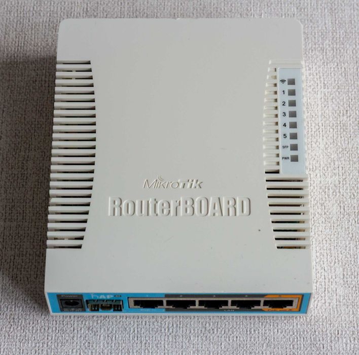 MikroTik hAP ac RB962UiGS-5HacT2HnT-US Wi-Fi AC1750 5xGigabit SFP USB