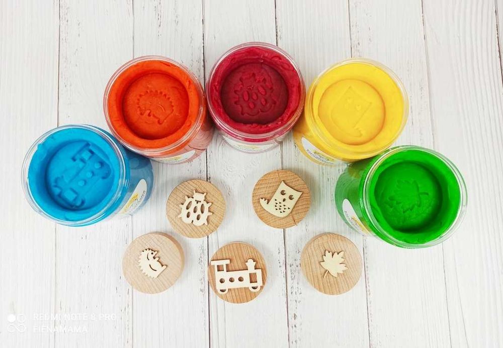 Ciastolina naturalna (jadalna) sensoryczna Fifna Mama (ŻÓŁTA)