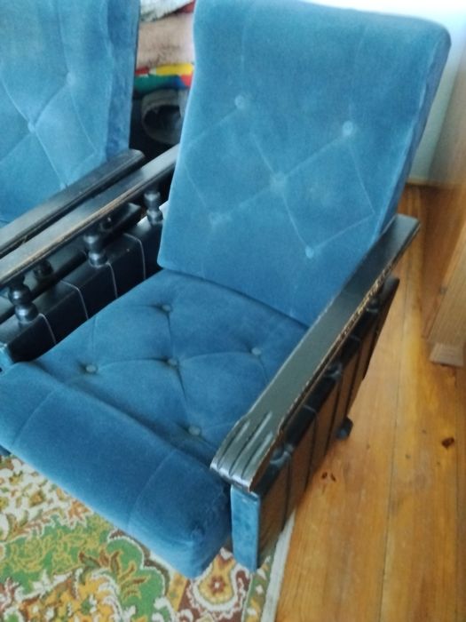 Fotele z późnego PRL vintage retro