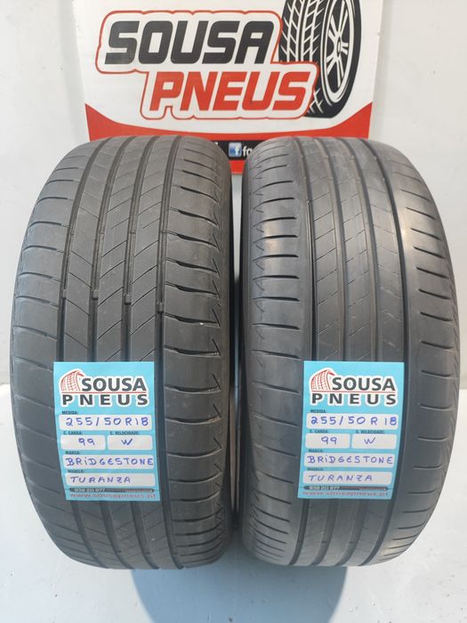 2 pneus semi novos 225-50R18 Bridgestone - 120 euros Oferta dos portes