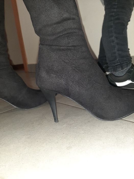 Botas acima do joelho