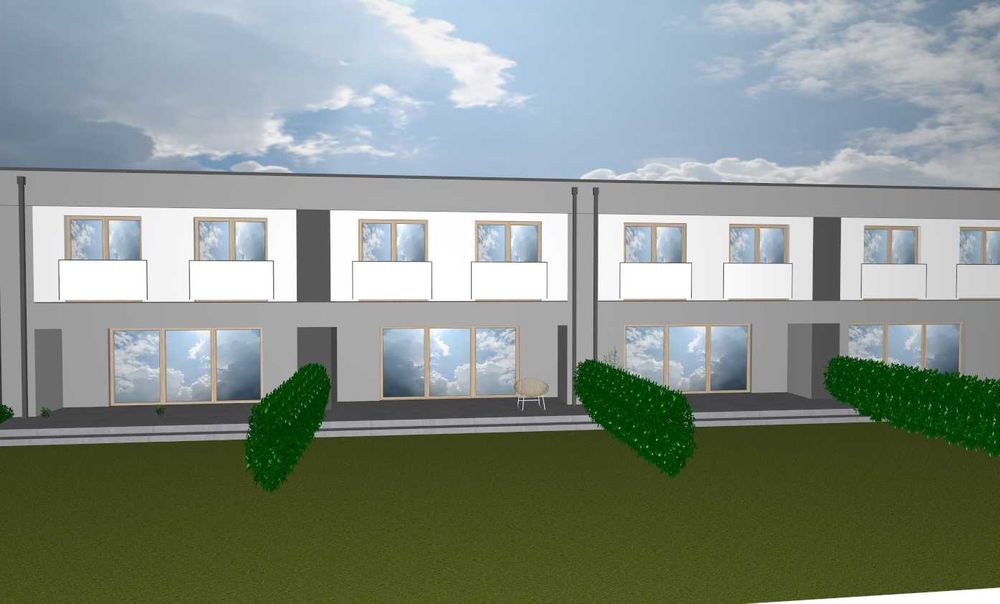 Domy w zabudowie szeregowej Praszka ulica Kopernika