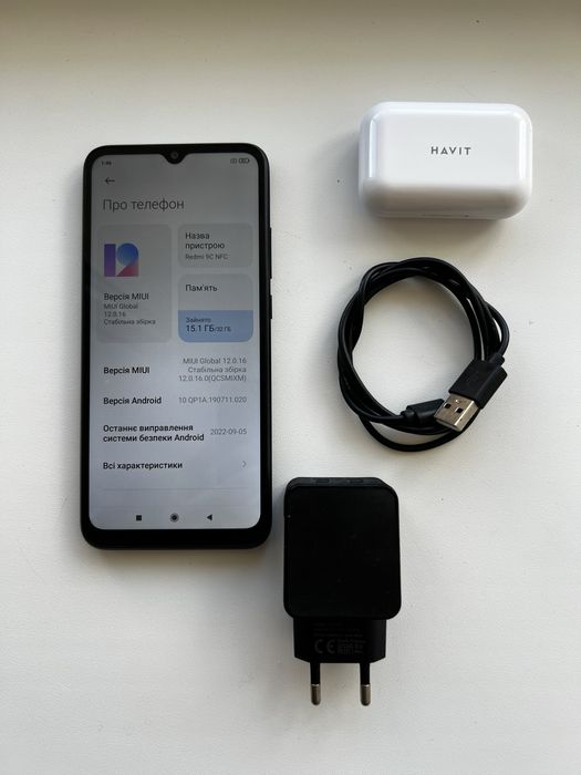 Смартфон Redmi 9C NFC 2/32GB | + Bluetooth навушники HAVIT у подарунок! | Торг