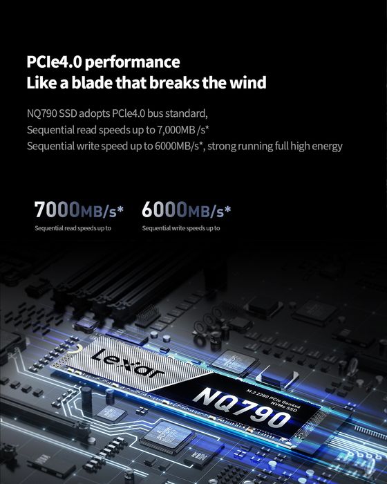 1Tb  Lexar NQ790 ARES SSD NVMe Protocol PCIe4.0x4 2 ТБ 1ТВ,