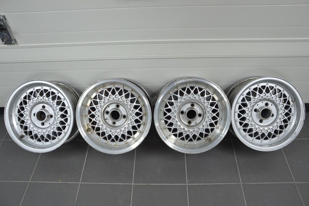 Rial cobra rs mesh 15 4x100 7j et23 8j et18 BMW E30 Golf MK1 kadett ...