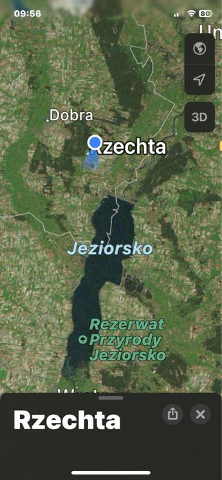 Działka na wsi okolica Zbiornika Jeziorsko.