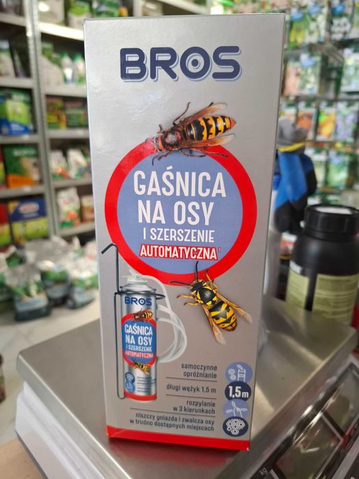 BROS Gaśnica Na OSY i SZERSZENIE Automatyczna 400ml Niszczy GNIAZDA