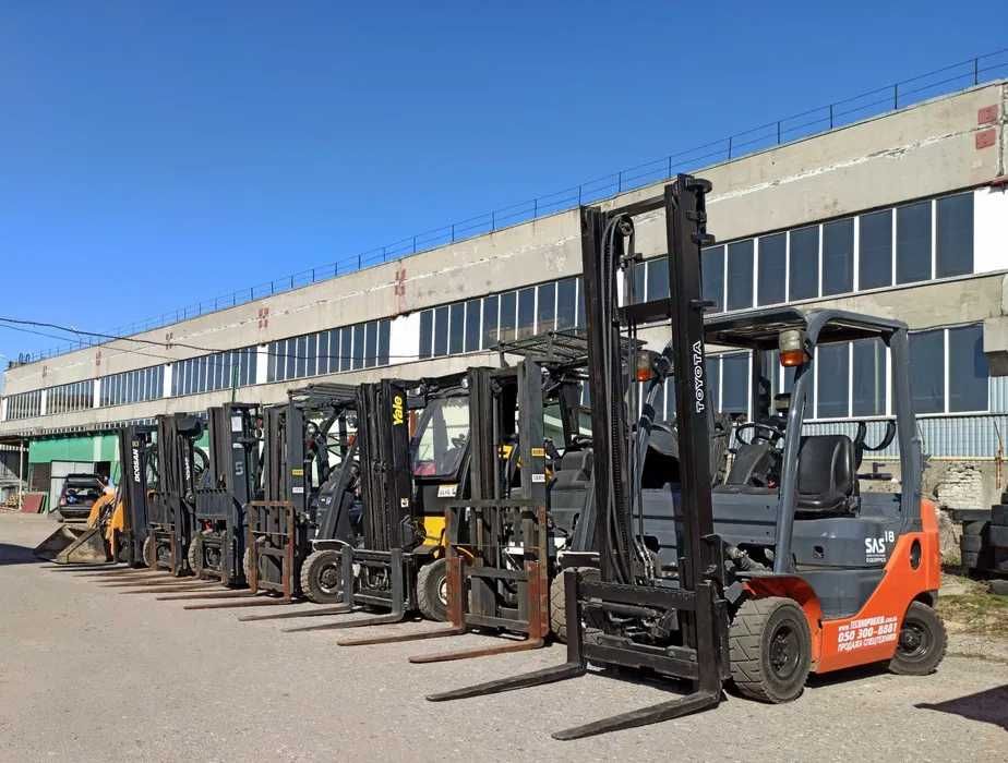 Оренда вилкового навантажувача 1,5, 2, 2,5, 3, 4, 5, 6, 7 тонн!