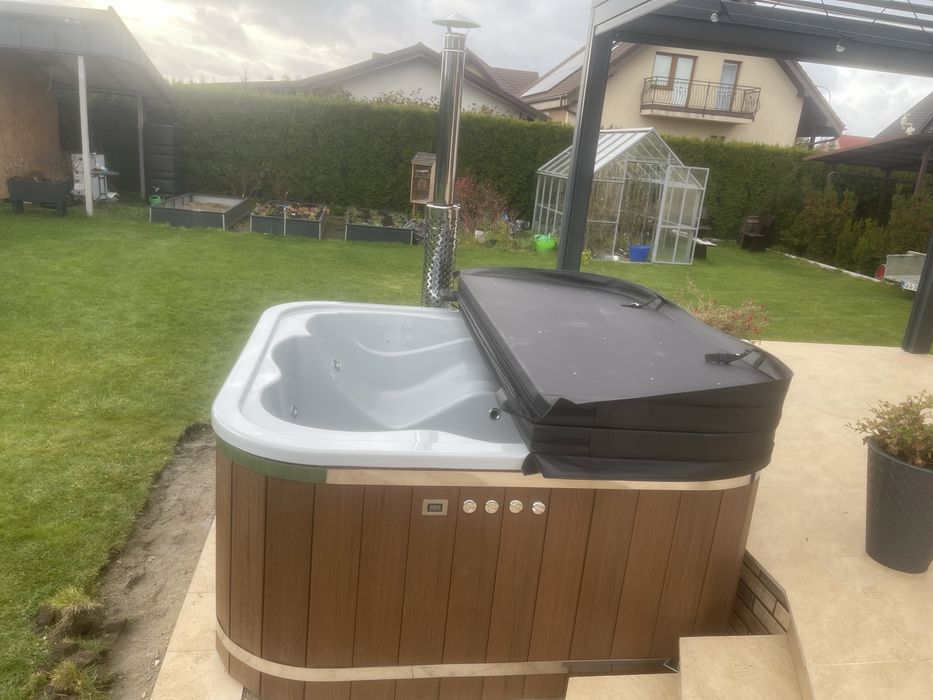 Jacuzzi balia kwadratowa raty mini basen Balia Bania Leżanka
