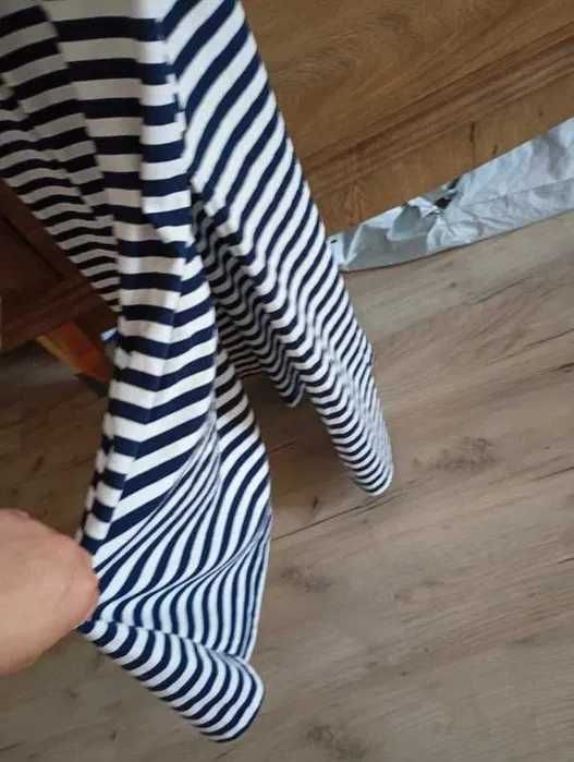 Sukienka długa maxi w paski 44/46