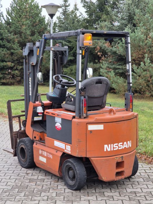 Elektryczny wózek widłowy NISSAN, bateria 2017r.