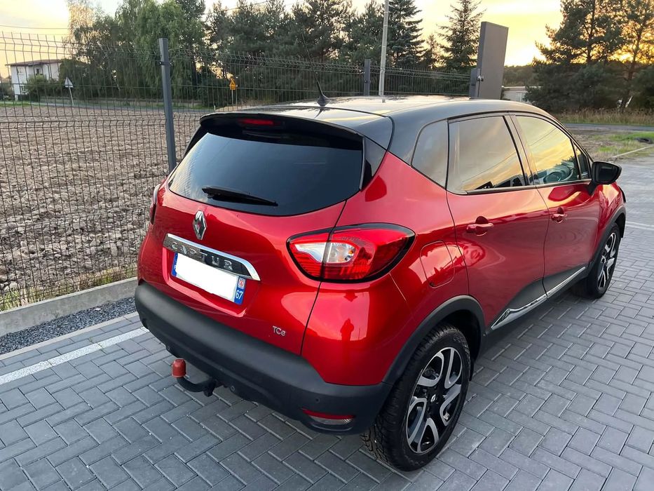 Renault Captur AUTOMAT EDC _ 1.2 TCE 130KM _ Piękny RED&BLACK, Bogata Wersja _135tkm