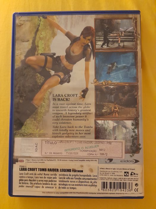 Jogo PS2 Lara Croft