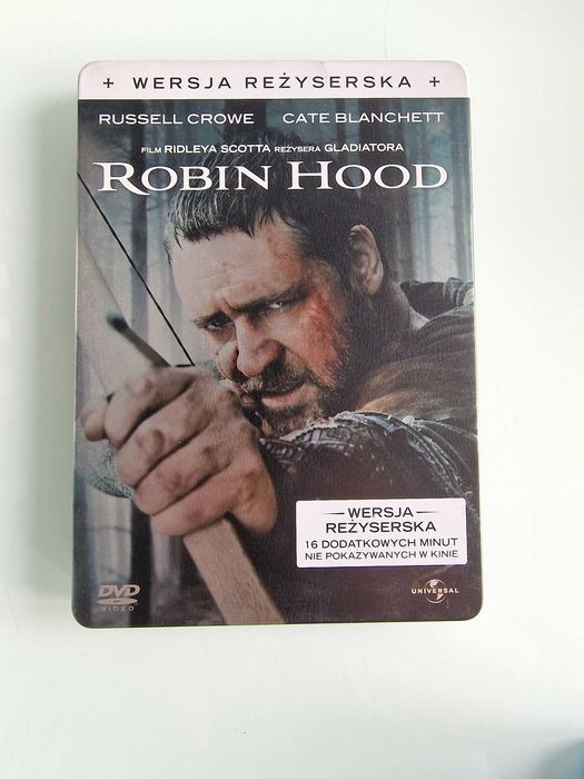 Kolekcja Filmów DVD - 10 sztuk (MI: Ghost Protocol, Mr&Mrs. Smith, Prestiż,Robin Hood)