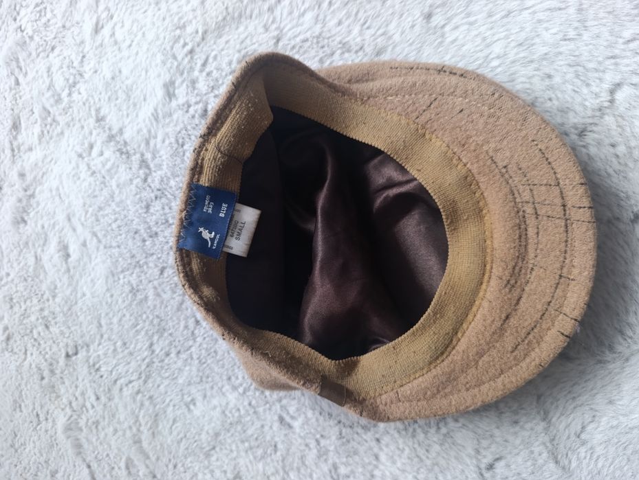 Czapka z daszkiem unisex kangol wełna zimowa ciepła vintage premium