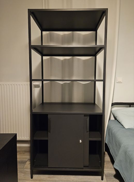Szafa metalowa Trotten Ikea, czarna