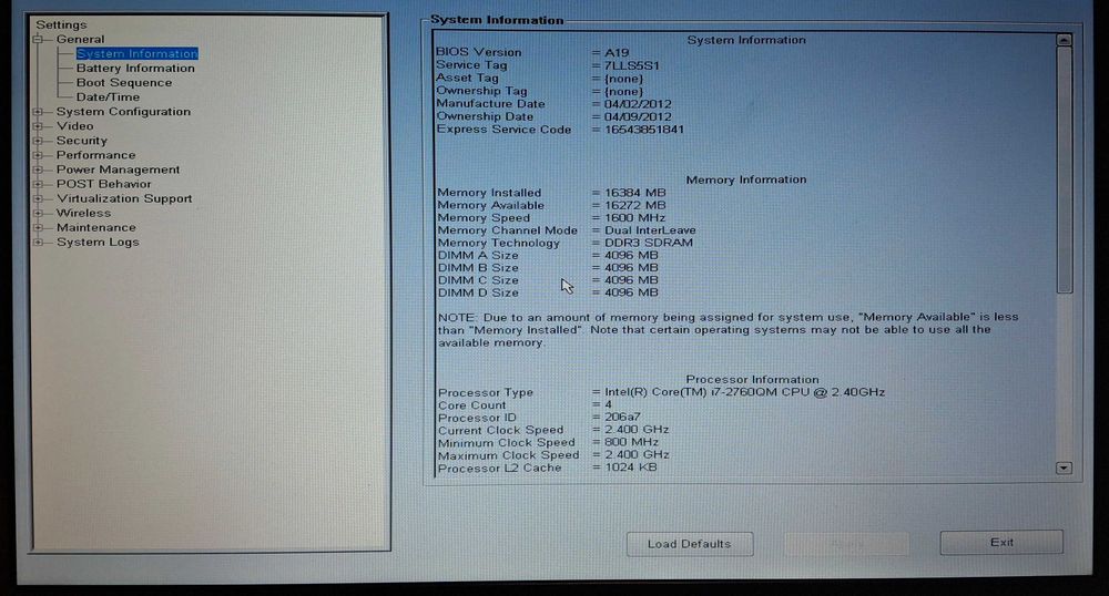 Workstation Dell Precision M4600 – Intel Core i7 | 16GB RAM | SSD 128GB