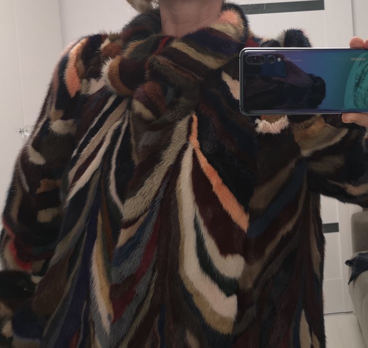 Futro naturalne z norek