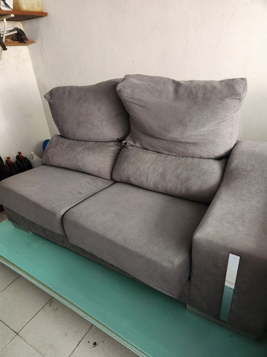 Vendo sofá cinza