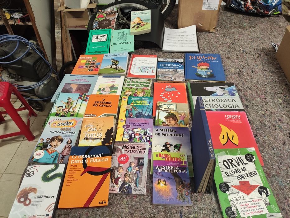 Livros infantis e para adultos