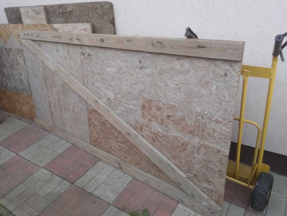 drzwi budowlane na budowe 224x108 grube budowlane