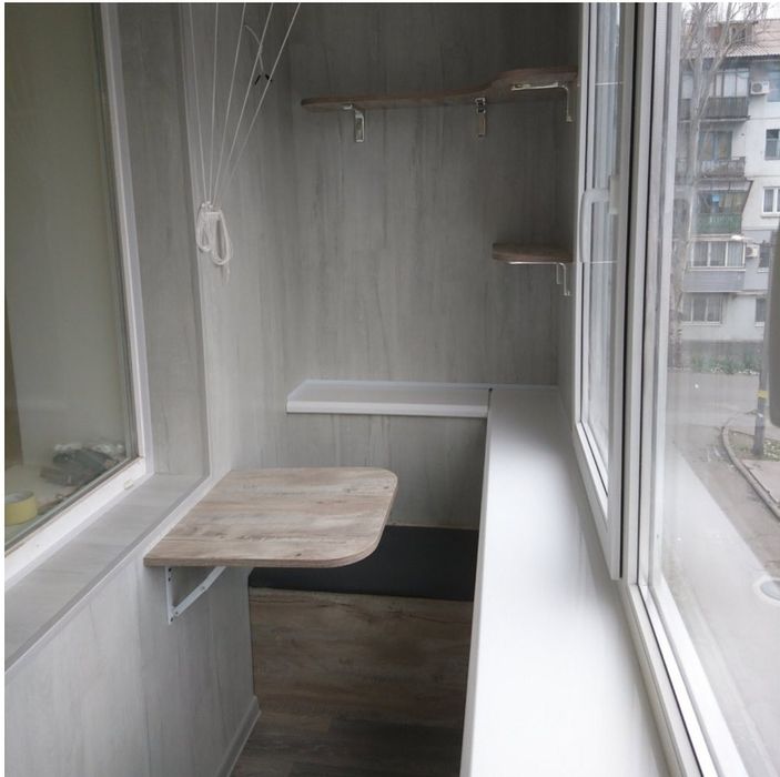 Балкон и лоджия внутренних работ.