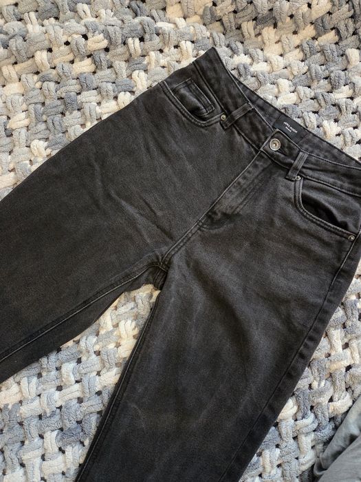 Czarne jeansy damskie S