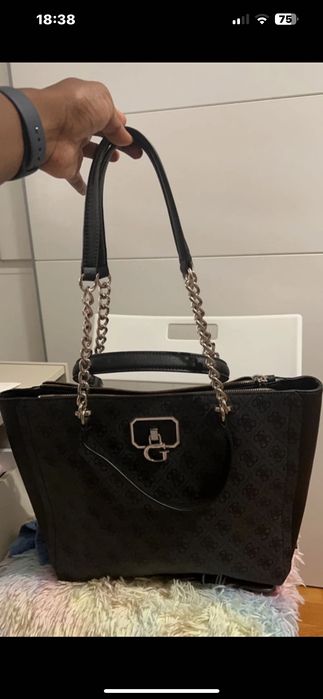 Bolsa Tote Guess, feminino  azuis floral