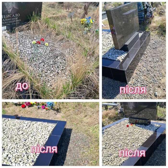 Приберу могилку, прибирання на кладовищі