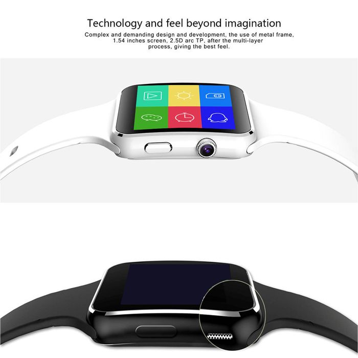 Smartwatch Relógio com Suporte Cartão SIM e Micro SD